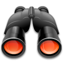 binoculars, find, search icon