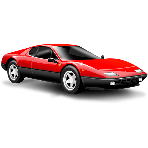 Car Ferrari Red Sports car icon Icon Search Engine