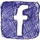 facebook, linkedin icon