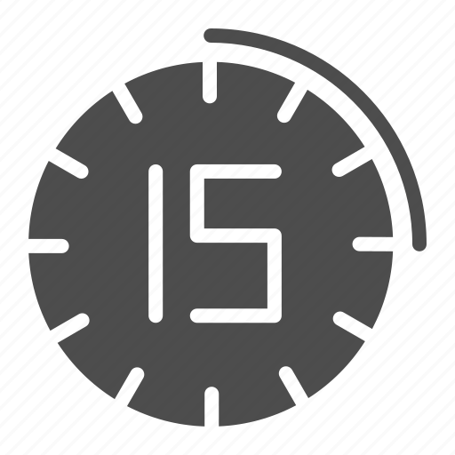 15sec, clock, countdown, sign, time icon - Download on Iconfinder