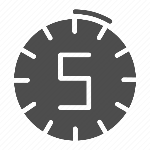 5sec, chronometer, clock, graphic, time icon - Download on Iconfinder