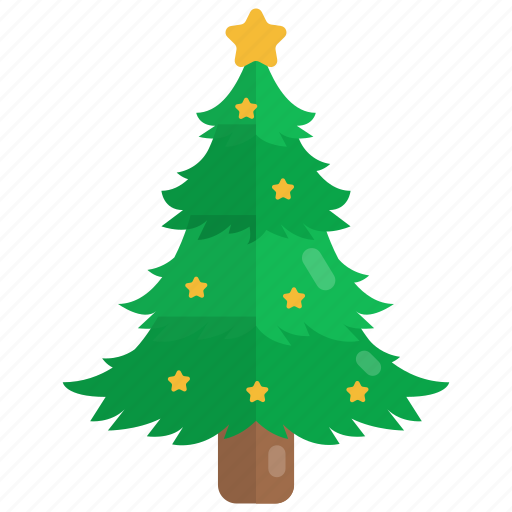 Christmas tree, ornament, pine, star, xmas, decoration, holidays icon - Download on Iconfinder