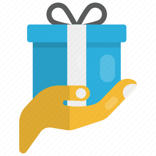 Give gift, presents, surprise, reward, charity, prize, gift box icon - Download on Iconfinder