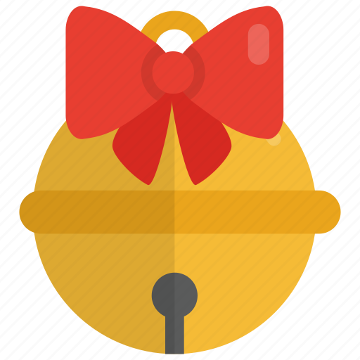 Ball bells, christmas bells, jingle bells, decoration, mistletoe, ornament, ribbon icon - Download on Iconfinder
