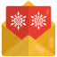 christmas letter, card, mail, envelop, invitation, greeting, voucher 