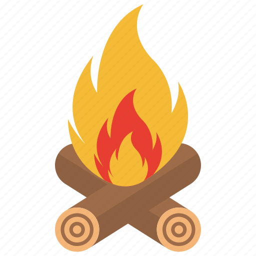 Bonfire, campfire, camping, fire, flame, firewood, burn icon - Download on Iconfinder