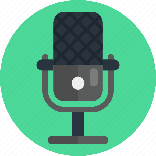 Microphone, podcast, radio, recorder, device, audio, mic icon - Download on Iconfinder