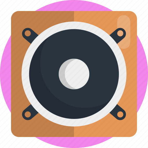 Woofer, entertainment media, home theater, phonograph, sound system, speaker, subwoofer icon - Download on Iconfinder