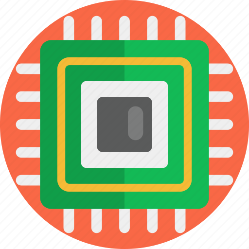 Chipset, digital, electronic, microchip, cpu, plc, processor icon - Download on Iconfinder