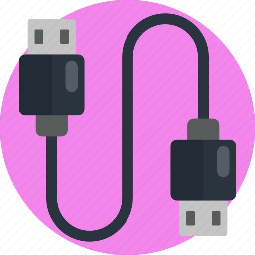 Usb cable, port, plug, connector, transformer, wire, technology icon - Download on Iconfinder