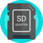 sd adapter, card, storage, memory, database, disk, drive 
