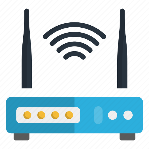 Router, device, internet, modem, signal, network, wifi icon - Download on Iconfinder
