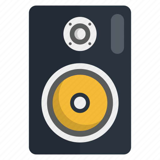 Speaker, multimedia, sound, voice, volume, broadcast, device icon - Download on Iconfinder