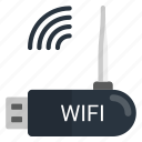 wifi usb, antenna, electronic, gadget, wireless, drive, internet
