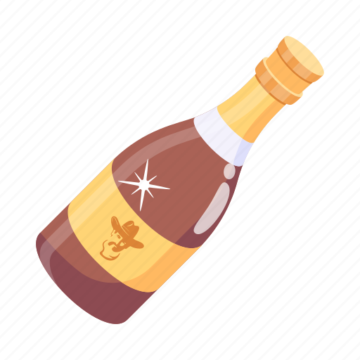 Champagne, wine, alcohol, drink, wine bottle icon - Download on Iconfinder