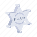 sheriff star, sheriff badge, police badge, sheriff, cop badge