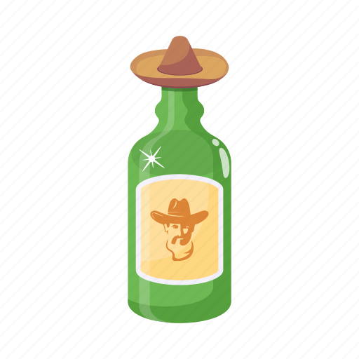 Cowboy drink, whiskey bottle, wine, alcohol, champagne icon - Download on Iconfinder
