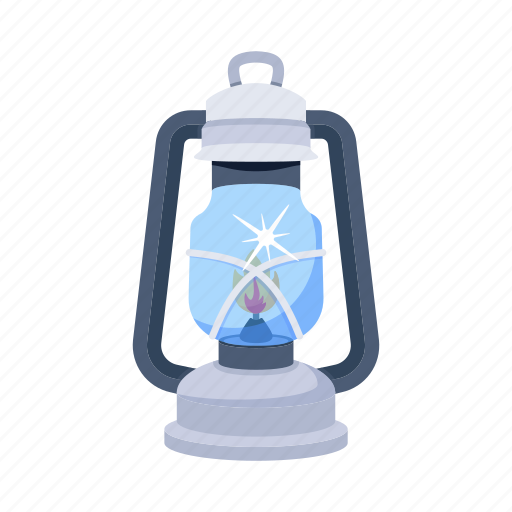 Gas lamp, lantern, oil lamp, kerosene lamp, lamp icon - Download on Iconfinder