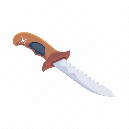 Cowboy knife, stab, bowie knife, bayonet, weapon icon - Download on Iconfinder
