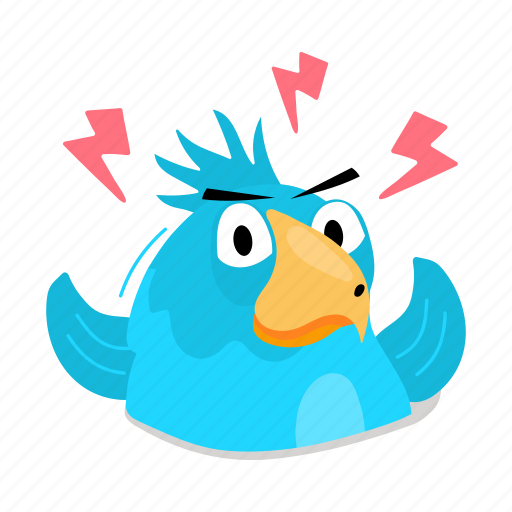 Cute bird, pet, ave, bird, creature sticker - Download on Iconfinder