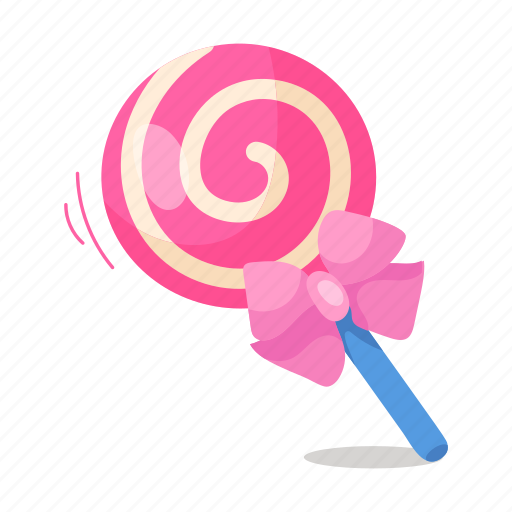 Sweet lolly, lollipop, candy stick, sweet pop, sweetmeat sticker - Download on Iconfinder