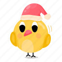 christmas bird, xmas bird, chick, creature, bird