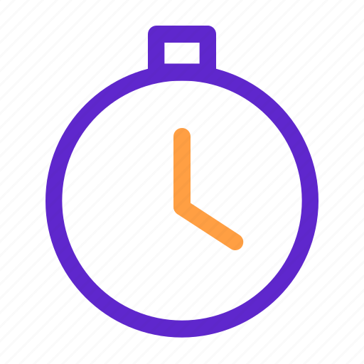 Alarm, clock, line, outline, time, timer, watch icon - Download on Iconfinder