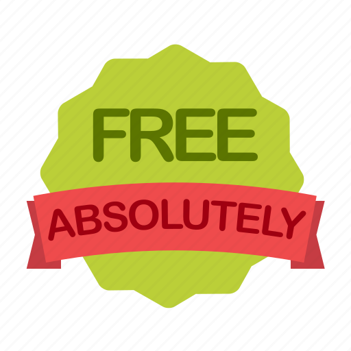 Absolutely, free, guarantee, label icon - Download on Iconfinder