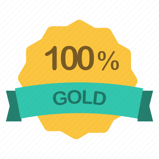 Gold, label, percent icon - Download on Iconfinder