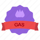 gas, label