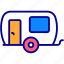 caravan, travel, transport, vehicle, camping, van, trailer, transportation, car 