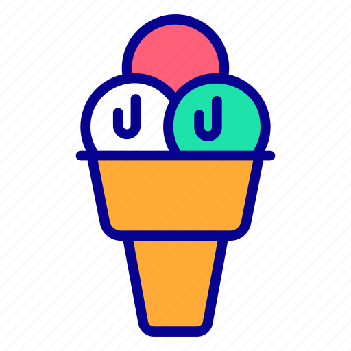 Icecream, dessert, sweet, food, ice, cream, summer icon - Download on Iconfinder