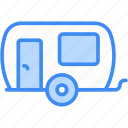 caravan, travel, transport, vehicle, camping, van, trailer, transportation, car