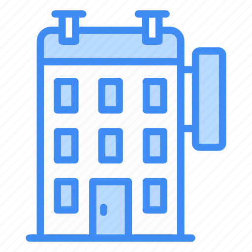 Hotel, building, travel, service, room, restaurant, home icon - Download on Iconfinder