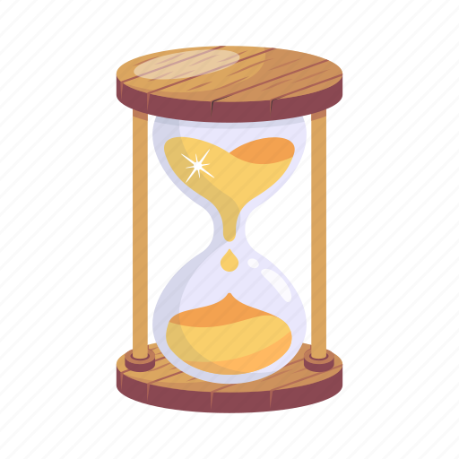 Sand clock, sand timer, timepiece, timekeeper, egg timer icon - Download on Iconfinder