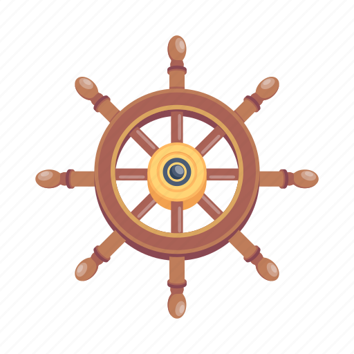 Rudder, helm, ship steering, steering wheel, ship controller icon - Download on Iconfinder