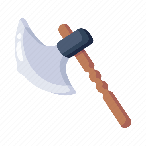 Hatchet, axe, weapon, axe cleaver, woodcutter icon - Download on Iconfinder