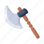hatchet, axe, weapon, axe cleaver, woodcutter 