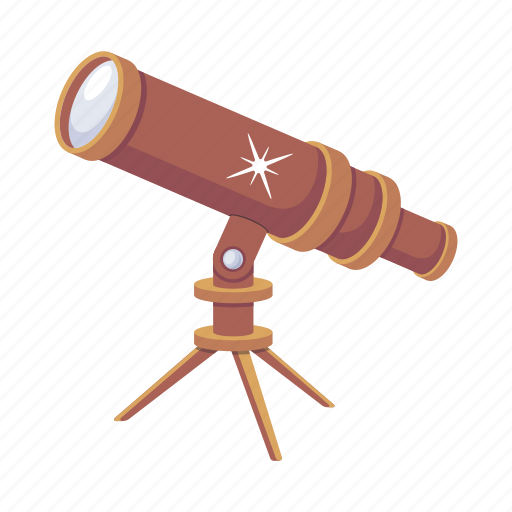 Astronomical tool, telescope, eyepiece, magnifying lens, telescope stand icon - Download on Iconfinder