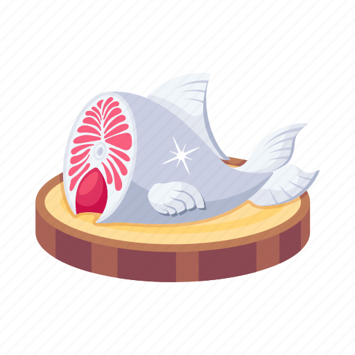 Fish meat, fish tail, seafood, fish, healthy diet icon - Download on Iconfinder