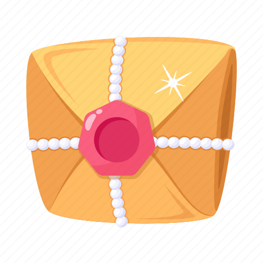 Letter, invitation, seal envelope, invitation card, sealed paper icon - Download on Iconfinder