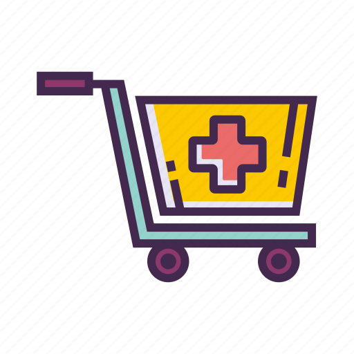 Supplies, cart, medical, healthcare, hospital, medicine, pharmacy icon - Download on Iconfinder