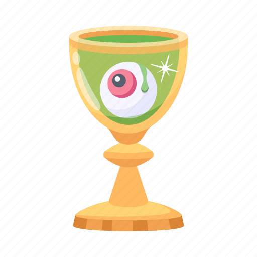 Halloween drink, halloween glass, scary drink, creepy drink, eyeball drink icon - Download on Iconfinder