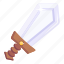 dagger, game sword, weapon, combat tool, sword 