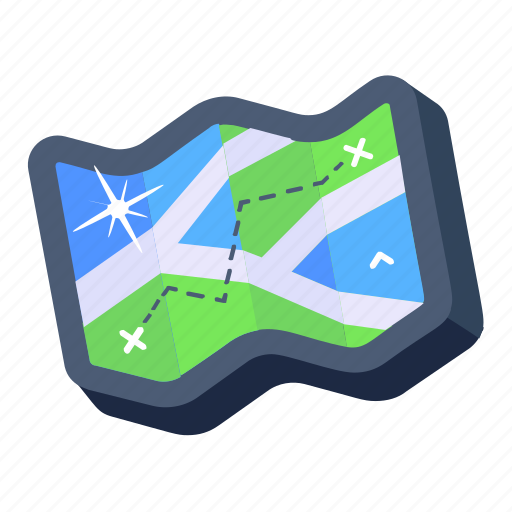 Navigation, map, gps, location map, destination icon - Download on Iconfinder