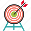 target, bullseye, crossbow, arrow, dart, bright 