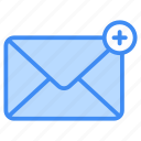add mail, email, mail, new-mail, add-email, message, new-email, add, letter