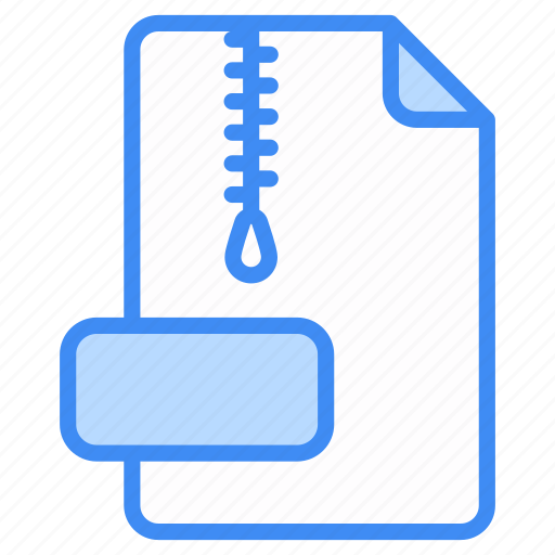 Zip file, file, document, zip, format, extension, file-format icon - Download on Iconfinder