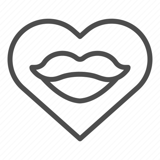 Heart, kiss, love, mouth, lipstick, valentine, lips icon - Download on Iconfinder