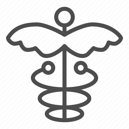 Medical, caduceus, clinic, emblem, emergency, insignia, wing icon - Download on Iconfinder